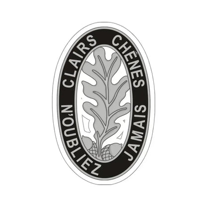 6 Engineer Battalion (U.S. Army) STICKER Vinyl Kiss-Cut Decal 4 Inch White - The Sticker Space