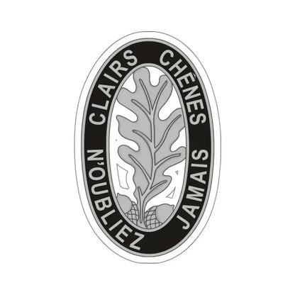 6 Engineer Battalion (U.S. Army) STICKER Vinyl Kiss-Cut Decal 6 Inch White - The Sticker Space