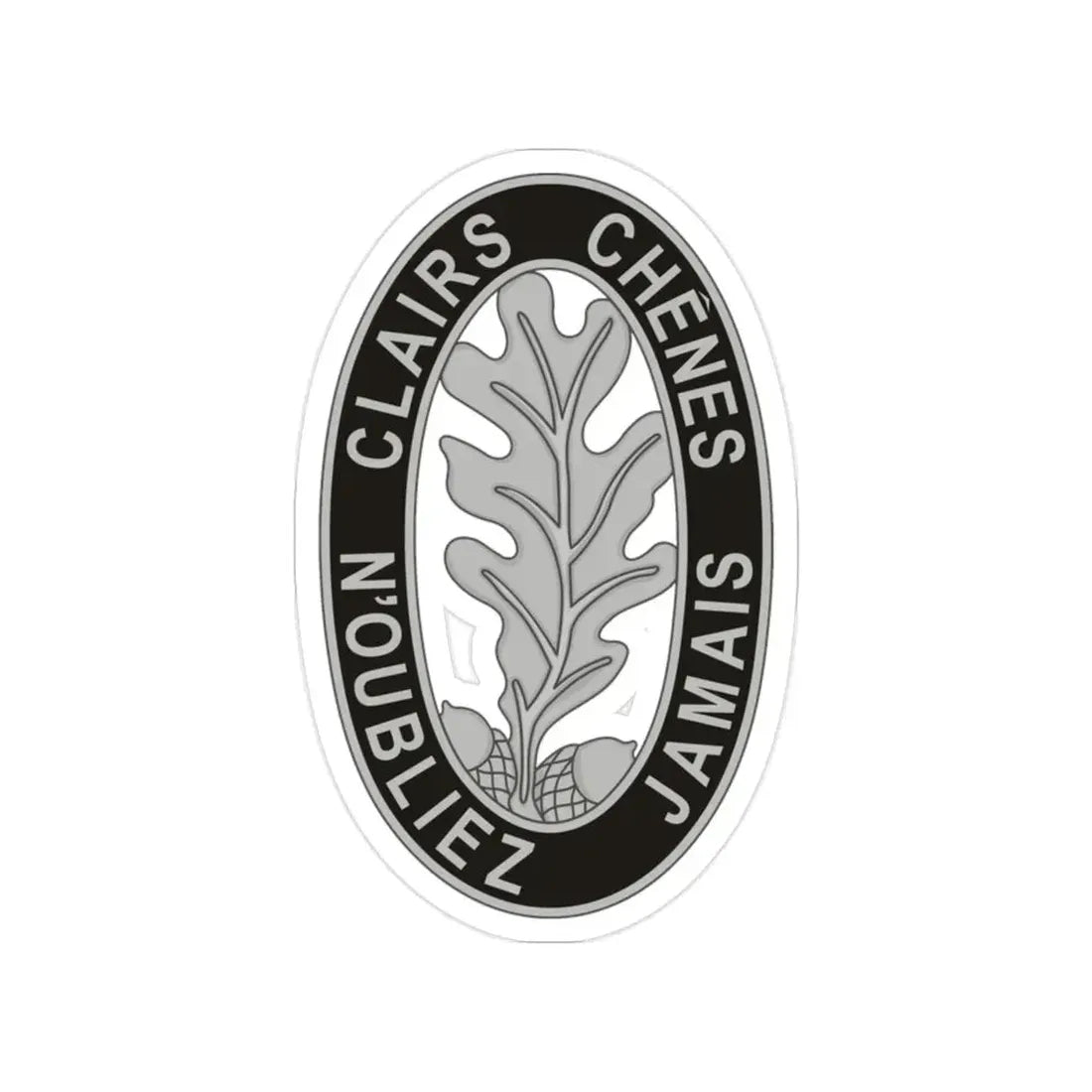 6 Engineer Battalion (U.S. Army) Transparent STICKER Die-Cut Vinyl Decal 2 Inch - The Sticker Space