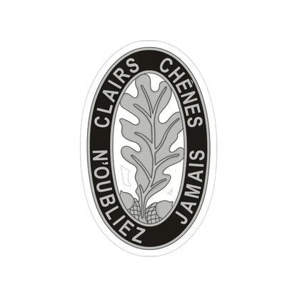 6 Engineer Battalion (U.S. Army) Transparent STICKER Die-Cut Vinyl Decal 3 Inch - The Sticker Space