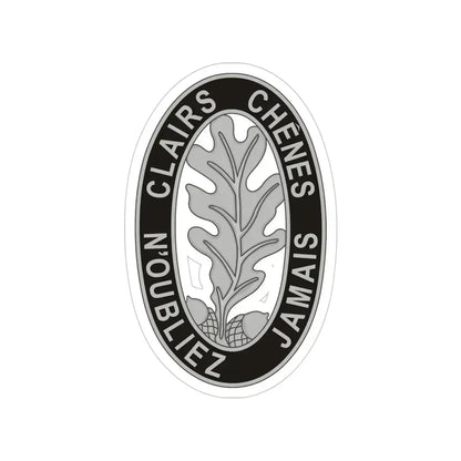 6 Engineer Battalion (U.S. Army) Transparent STICKER Die-Cut Vinyl Decal 4 Inch - The Sticker Space