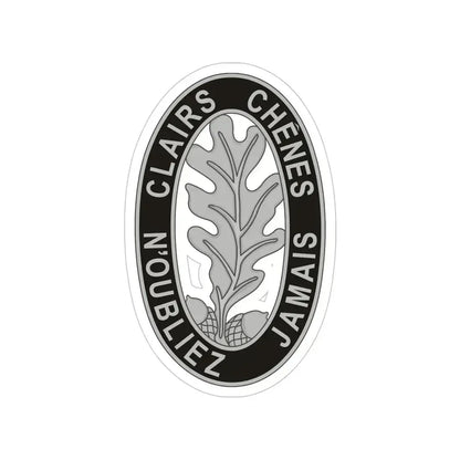 6 Engineer Battalion (U.S. Army) Transparent STICKER Die-Cut Vinyl Decal 5 Inch - The Sticker Space