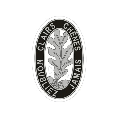 6 Engineer Battalion (U.S. Army) Transparent STICKER Die-Cut Vinyl Decal 5 Inch - The Sticker Space