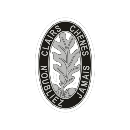 6 Engineer Battalion (U.S. Army) Transparent STICKER Die-Cut Vinyl Decal 6 Inch - The Sticker Space