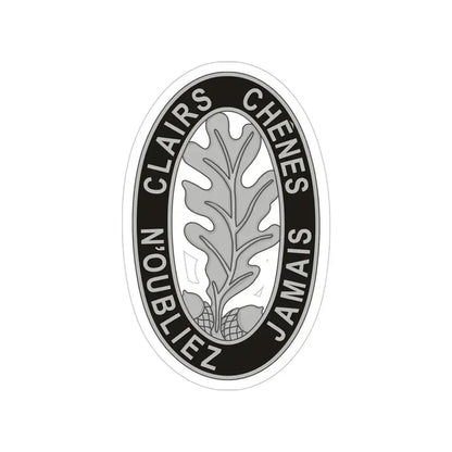 6 Engineer Battalion (U.S. Army) Transparent STICKER Die-Cut Vinyl Decal 6 Inch - The Sticker Space