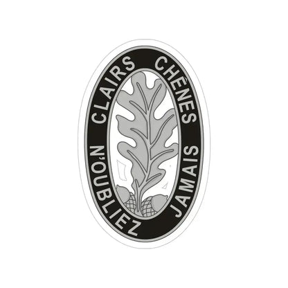 6 Engineer Battalion (U.S. Army) Transparent STICKER Die-Cut Vinyl Decal - The Sticker Space