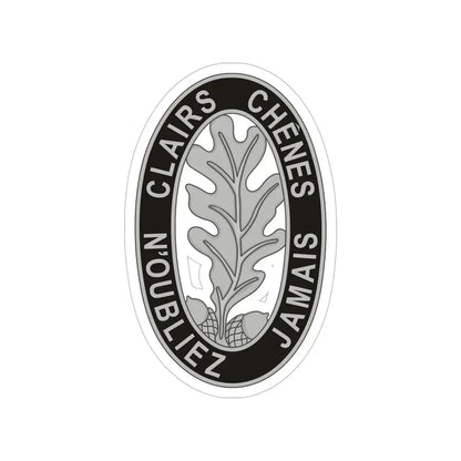 6 Engineer Battalion (U.S. Army) Transparent STICKER Die-Cut Vinyl Decal - The Sticker Space