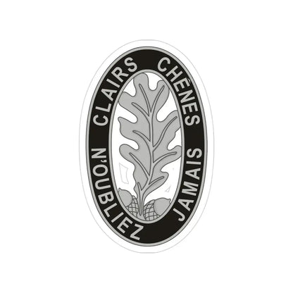 6 Engineer Battalion (U.S. Army) Transparent STICKER Die-Cut Vinyl Decal - The Sticker Space