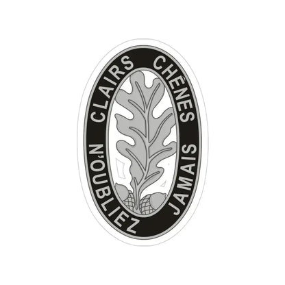 6 Engineer Battalion (U.S. Army) Transparent STICKER Die-Cut Vinyl Decal - The Sticker Space
