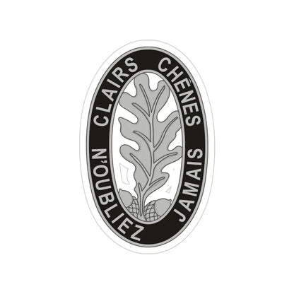 6 Engineer Battalion (U.S. Army) Transparent STICKER Die-Cut Vinyl Decal - The Sticker Space
