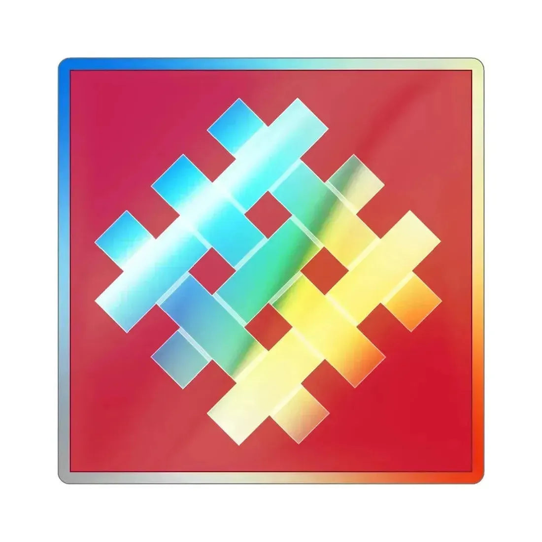 6 Group (U.S. Army) Holographic STICKER Die-Cut Vinyl Decal 3 Inch Holographic - The Sticker Space