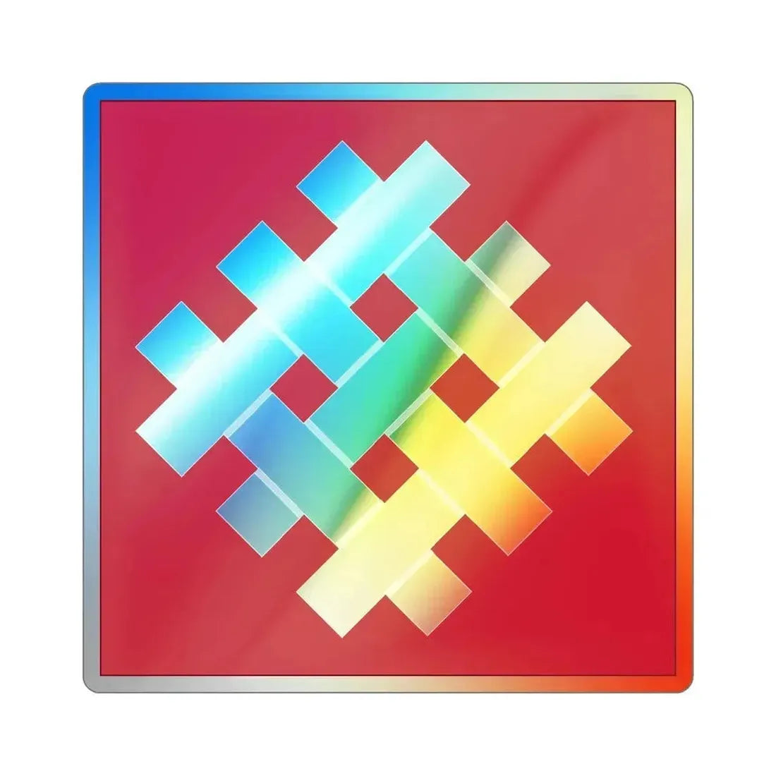 6 Group (U.S. Army) Holographic STICKER Die-Cut Vinyl Decal 5 Inch Holographic - The Sticker Space