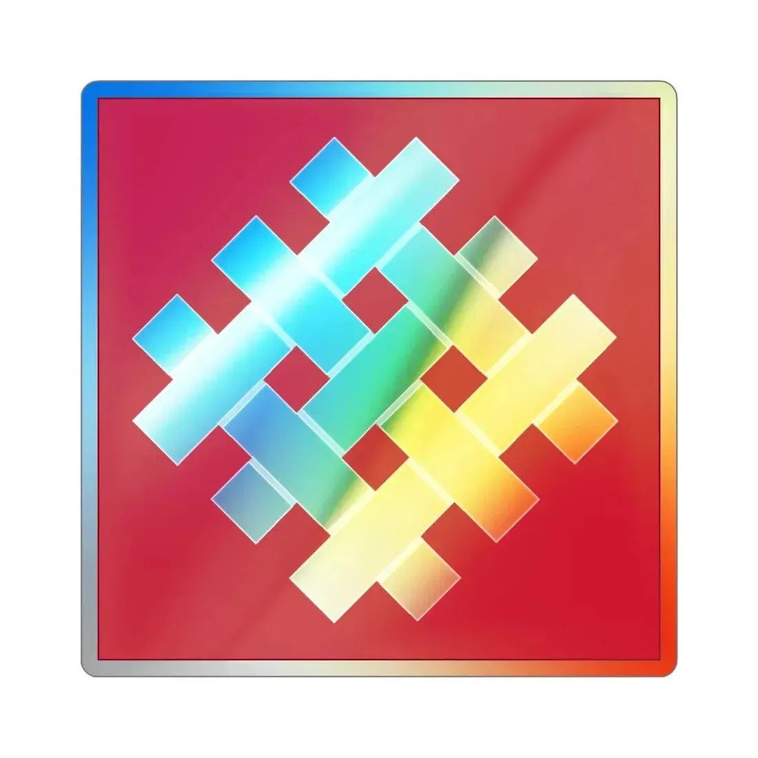 6 Group (U.S. Army) Holographic STICKER Die-Cut Vinyl Decal - The Sticker Space