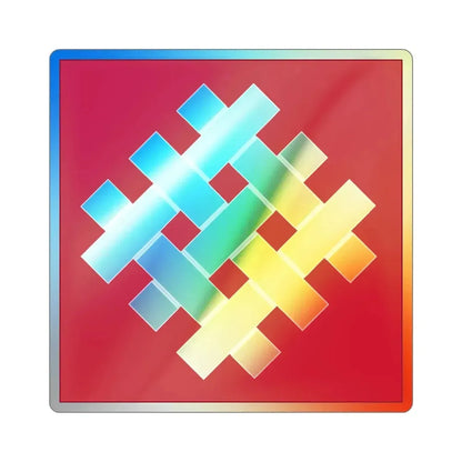 6 Group (U.S. Army) Holographic STICKER Die-Cut Vinyl Decal - The Sticker Space