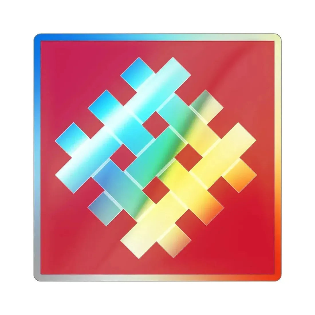 6 Group (U.S. Army) Holographic STICKER Die-Cut Vinyl Decal - The Sticker Space