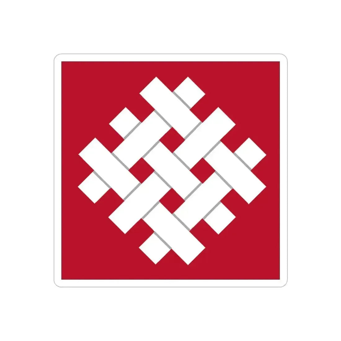 6 Group (U.S. Army) REVERSE PRINT Transparent Die-Cut STICKER 4 Inch Die-Cut Transparent - The Sticker Space