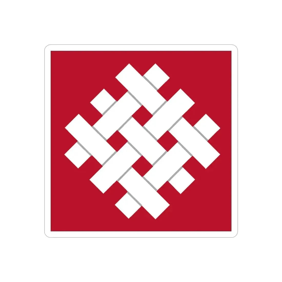 6 Group (U.S. Army) REVERSE PRINT Transparent Die-Cut STICKER 5 Inch Die-Cut Transparent - The Sticker Space