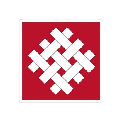 6 Group (U.S. Army) REVERSE PRINT Transparent Die-Cut STICKER 6 Inch Die-Cut Transparent - The Sticker Space