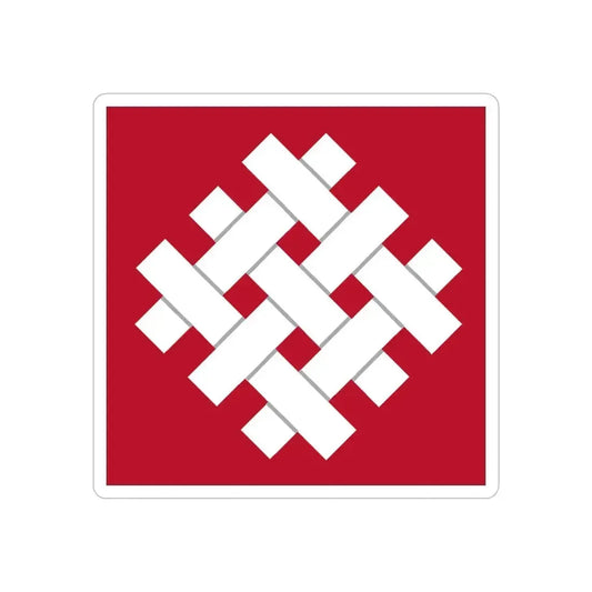 6 Group (U.S. Army) REVERSE PRINT Transparent Die-Cut STICKER 6 Inch Die-Cut Transparent - The Sticker Space