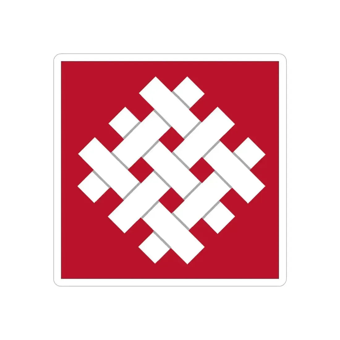 6 Group (U.S. Army) REVERSE PRINT Transparent Die-Cut STICKER - The Sticker Space