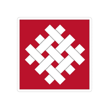 6 Group (U.S. Army) REVERSE PRINT Transparent Die-Cut STICKER - The Sticker Space