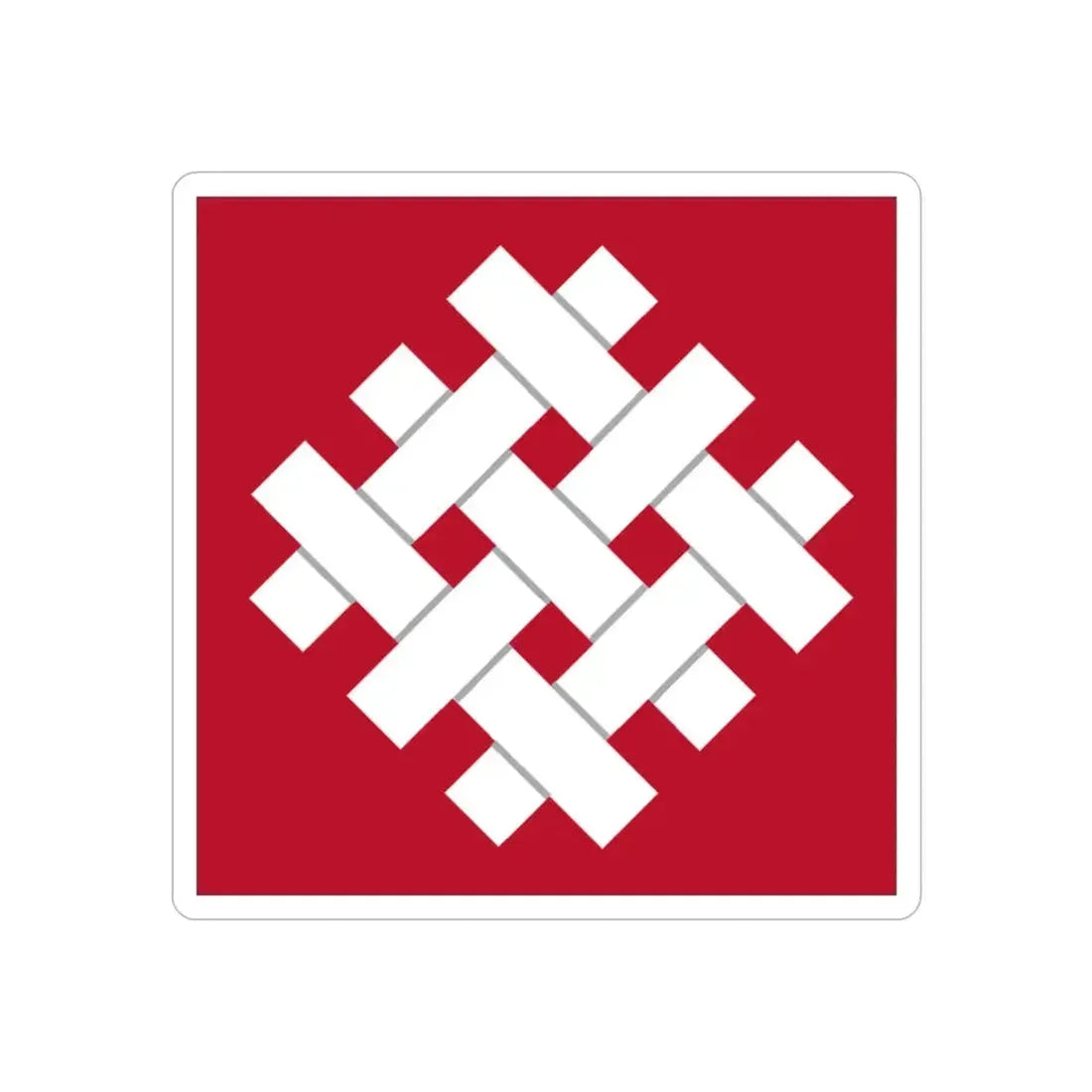 6 Group (U.S. Army) REVERSE PRINT Transparent Die-Cut STICKER - The Sticker Space