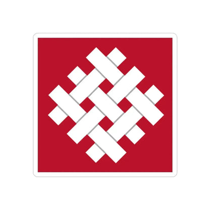 6 Group (U.S. Army) REVERSE PRINT Transparent Die-Cut STICKER - The Sticker Space