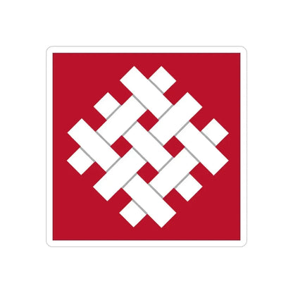 6 Group (U.S. Army) REVERSE PRINT Transparent Die-Cut STICKER - The Sticker Space