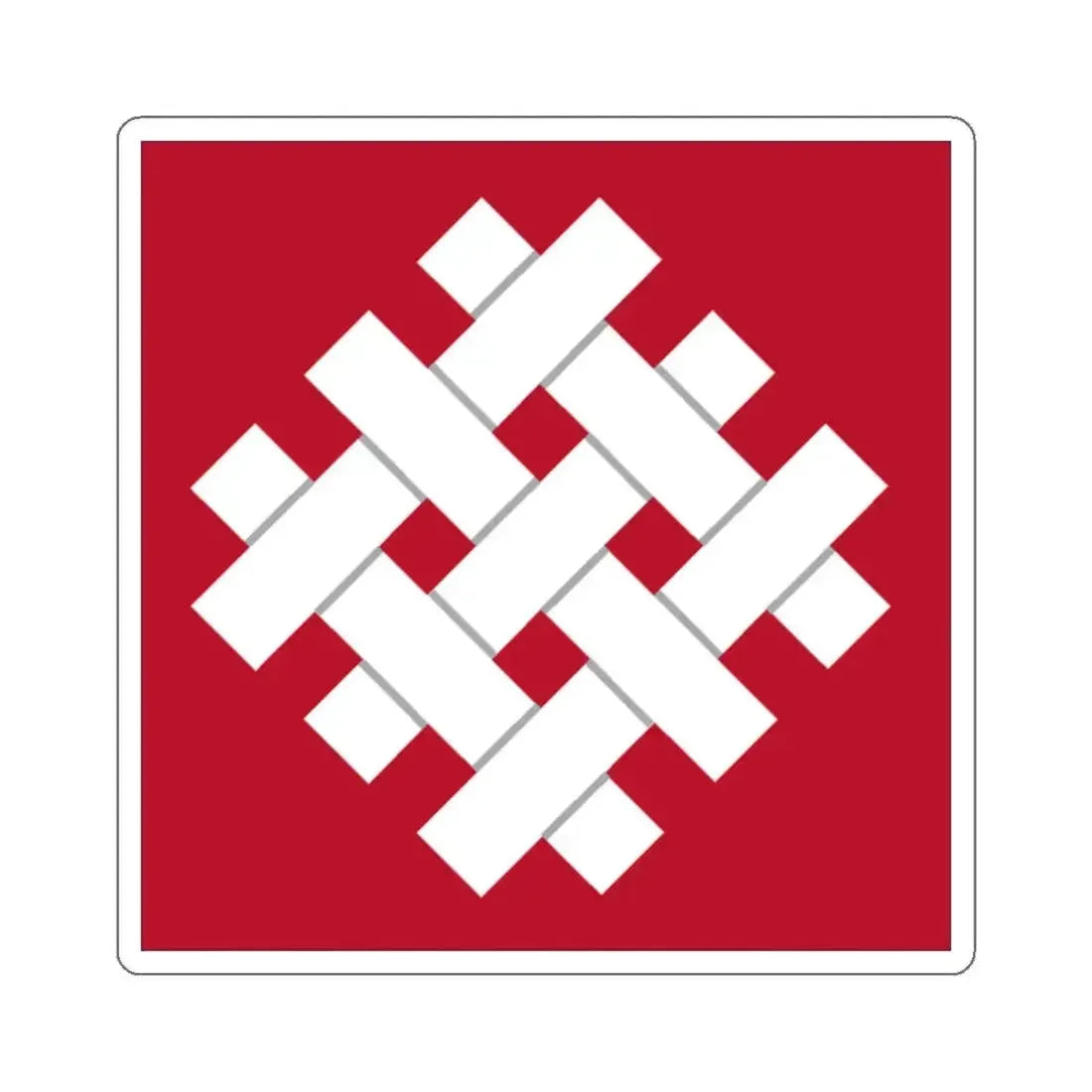 6 Group (U.S. Army) STICKER Vinyl Kiss-Cut Decal 2 Inch White - The Sticker Space