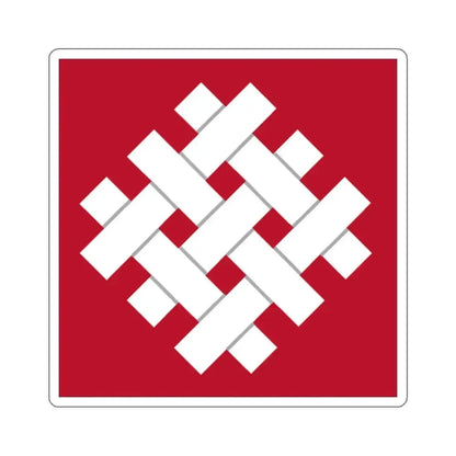 6 Group (U.S. Army) STICKER Vinyl Kiss-Cut Decal 2 Inch White - The Sticker Space