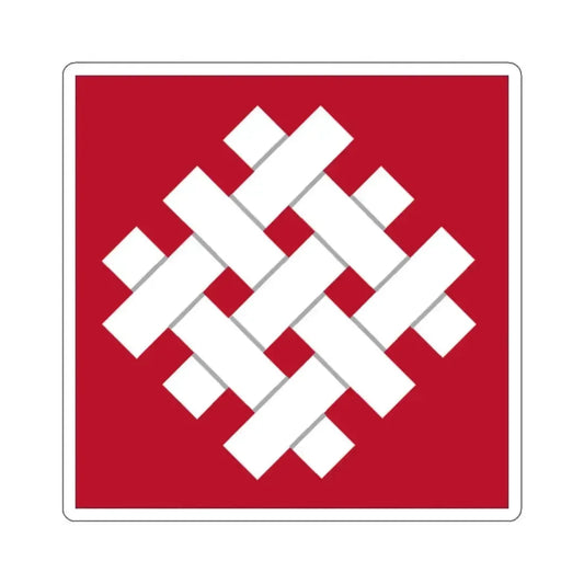 6 Group (U.S. Army) STICKER Vinyl Kiss-Cut Decal 2 Inch White - The Sticker Space