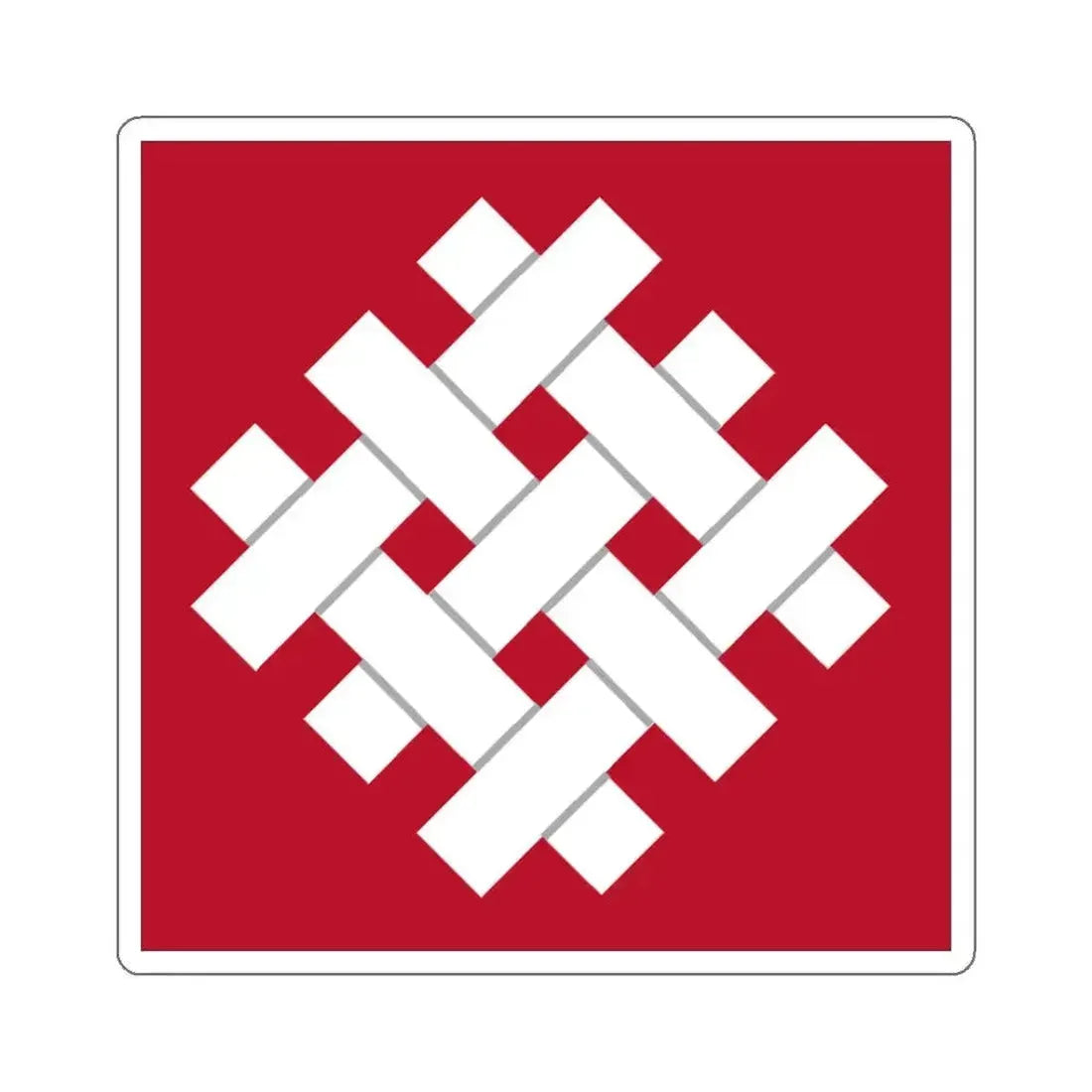 6 Group (U.S. Army) STICKER Vinyl Kiss-Cut Decal 3 Inch White - The Sticker Space