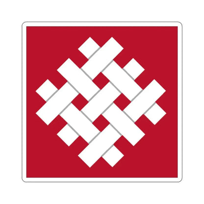 6 Group (U.S. Army) STICKER Vinyl Kiss-Cut Decal 3 Inch White - The Sticker Space