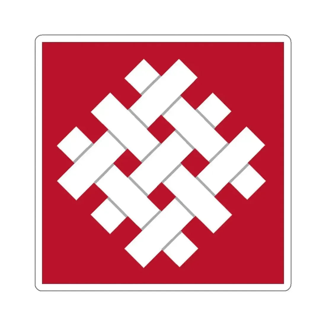 6 Group (U.S. Army) STICKER Vinyl Kiss-Cut Decal 4 Inch White - The Sticker Space