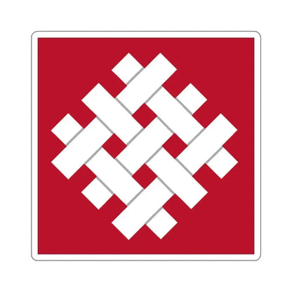 6 Group (U.S. Army) STICKER Vinyl Kiss-Cut Decal 4 Inch White - The Sticker Space