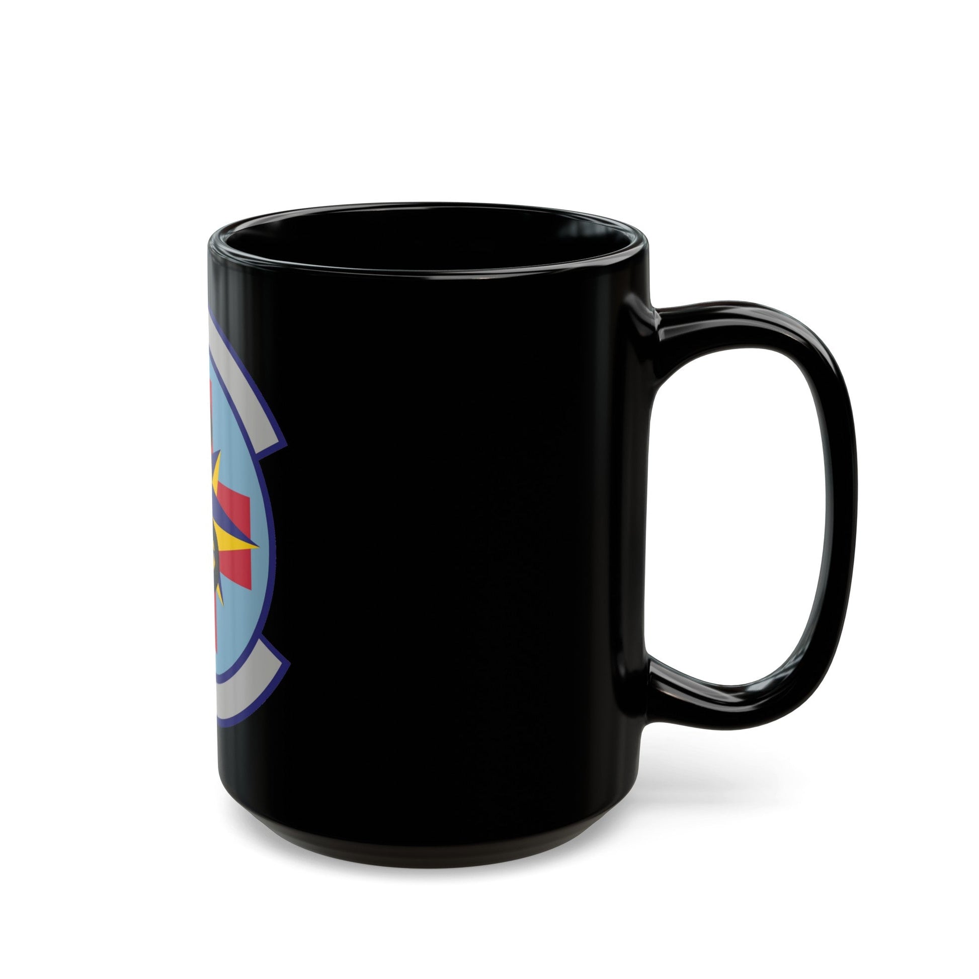 6 Healthcare Operations Squadron AMC (U.S. Air Force) Black Coffee Mug-The Sticker Space