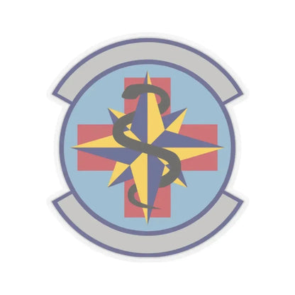 6 Healthcare Operations Squadron AMC (U.S. Air Force) STICKER Vinyl Kiss-Cut Decal 2 Inch Transparent - The Sticker Space