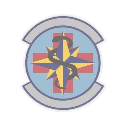 6 Healthcare Operations Squadron AMC (U.S. Air Force) STICKER Vinyl Kiss-Cut Decal 3 Inch Transparent - The Sticker Space
