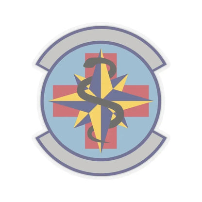 6 Healthcare Operations Squadron AMC (U.S. Air Force) STICKER Vinyl Kiss-Cut Decal 6 Inch Transparent - The Sticker Space