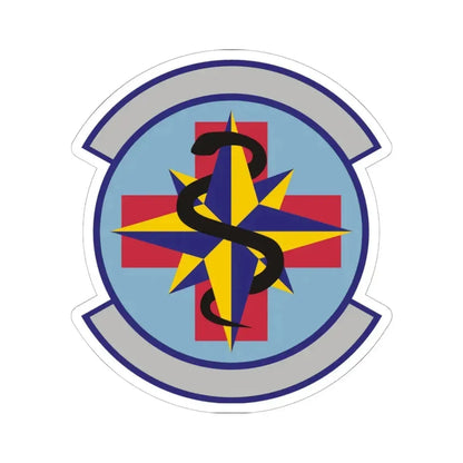 6 Healthcare Operations Squadron AMC (U.S. Air Force) STICKER Vinyl Kiss-Cut Decal 6 Inch White - The Sticker Space