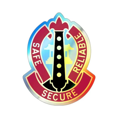 6 Ordnance Battalion (U.S. Army) Holographic STICKER Die-Cut Vinyl Decal 2 Inch Holographic - The Sticker Space