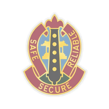 6 Ordnance Battalion (U.S. Army) STICKER Vinyl Kiss-Cut Decal 2 Inch Transparent - The Sticker Space