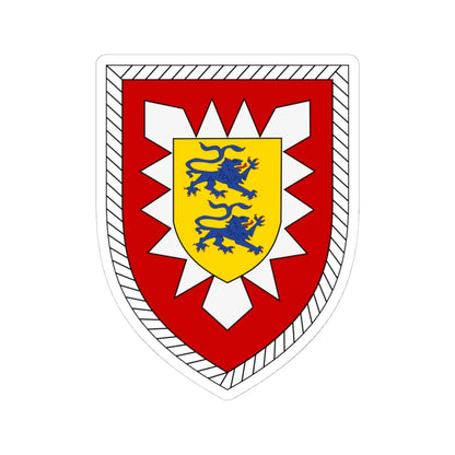 6. Panzergrenadierdivision Bundeswehr (Germany) (Coat of Arms) STICKER Vinyl Kiss-Cut Decal 4 Inch White - The Sticker Space