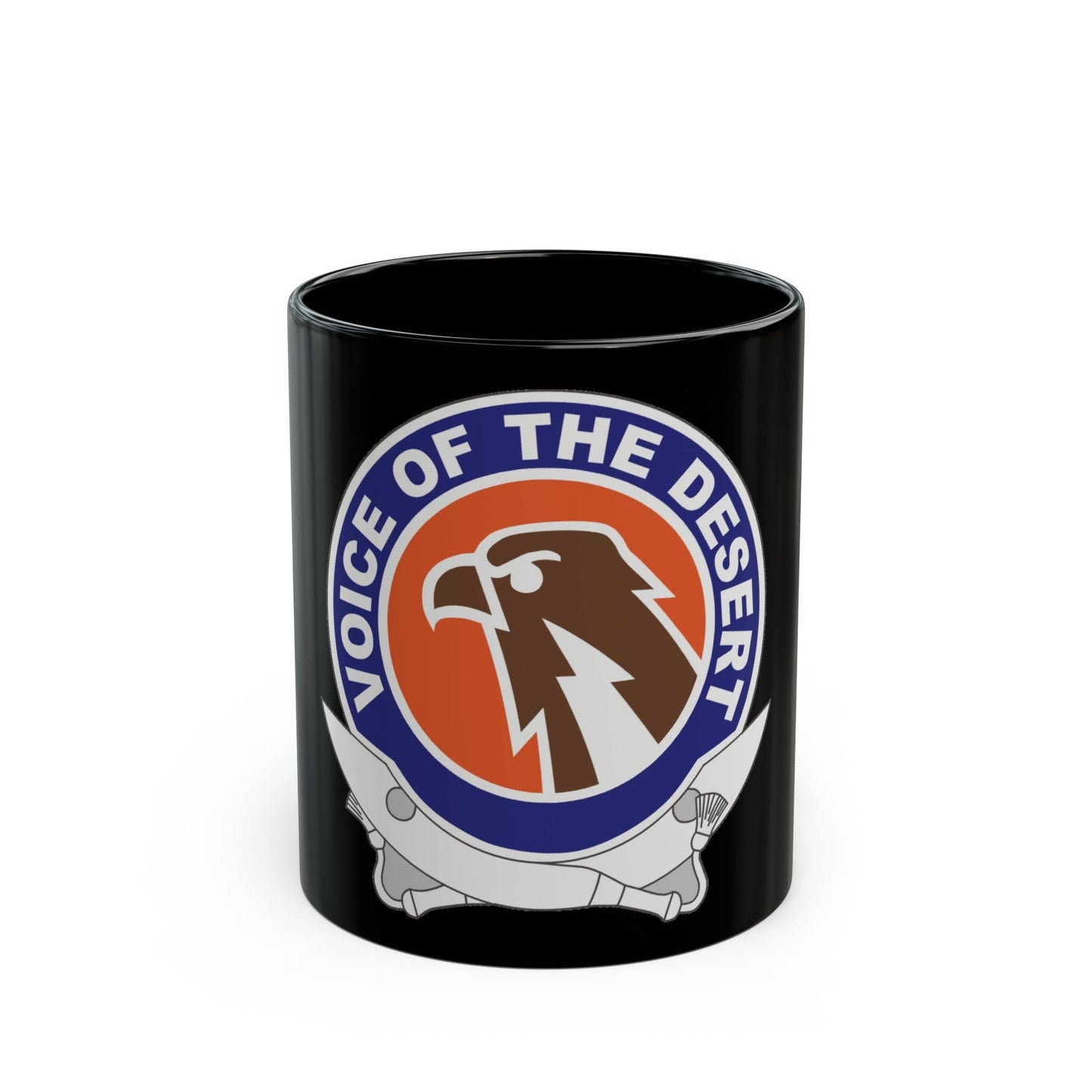 6 Signal Command 2 (U.S. Army) Black Coffee Mug-11oz-The Sticker Space