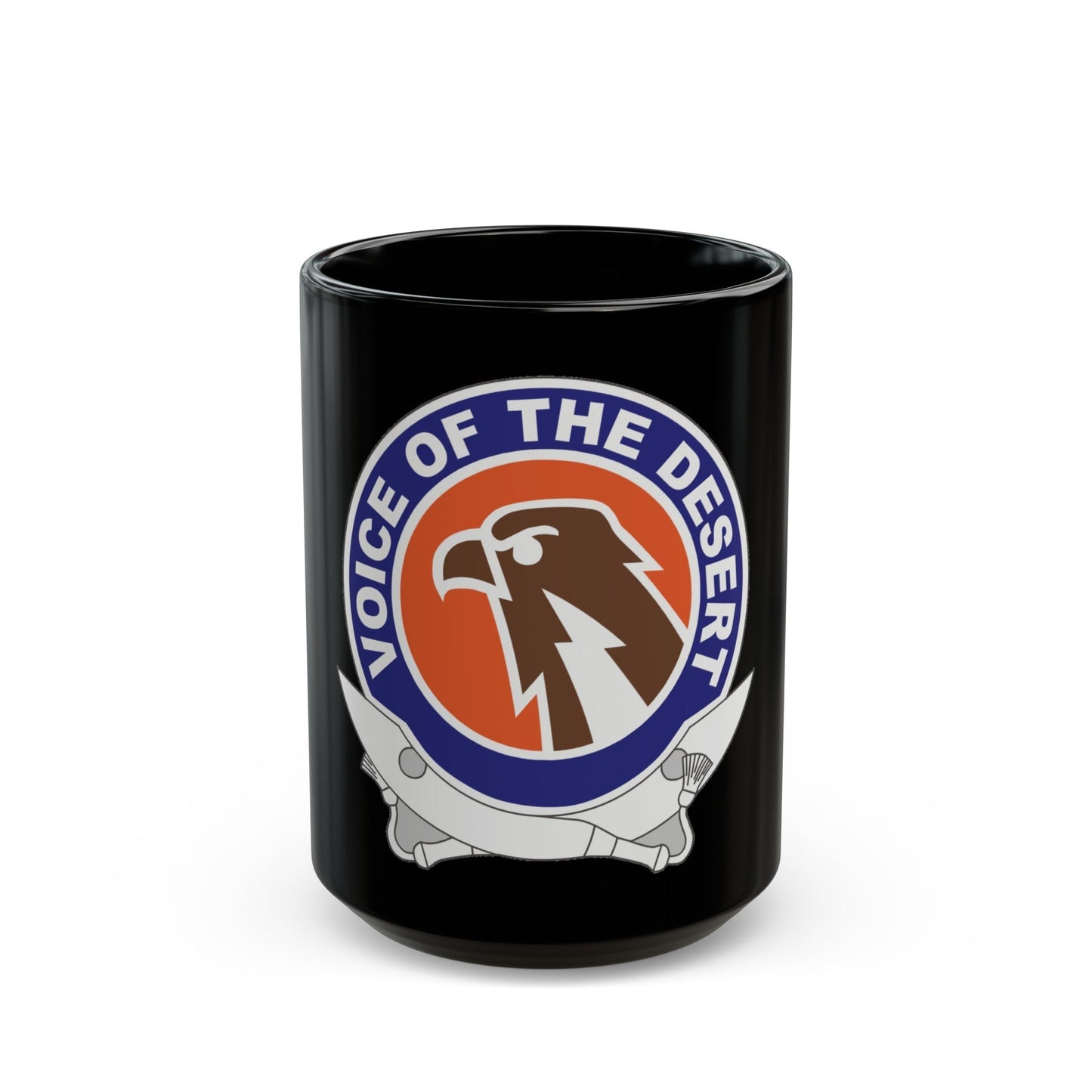 6 Signal Command 2 (U.S. Army) Black Coffee Mug-15oz-The Sticker Space