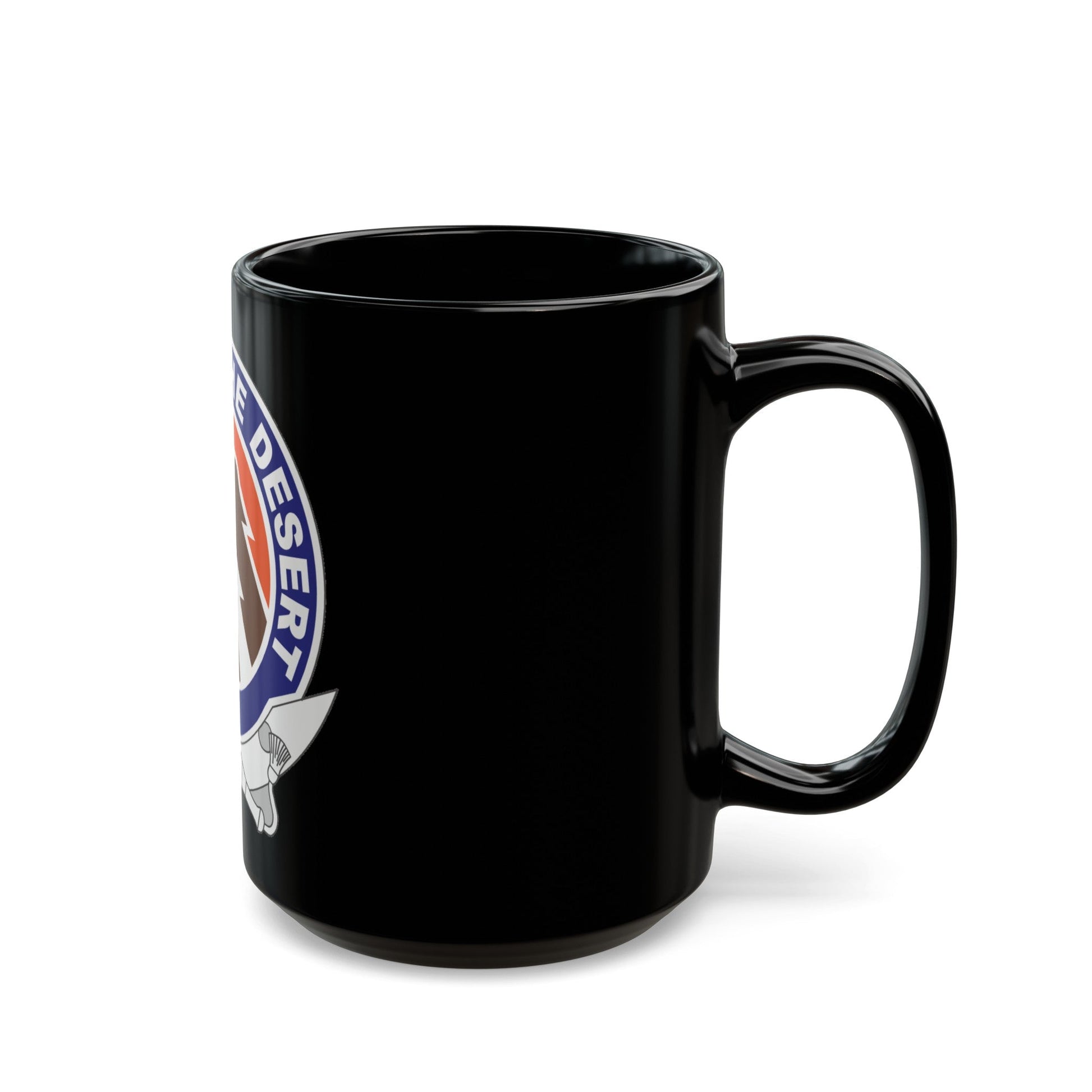 6 Signal Command 2 (U.S. Army) Black Coffee Mug-The Sticker Space