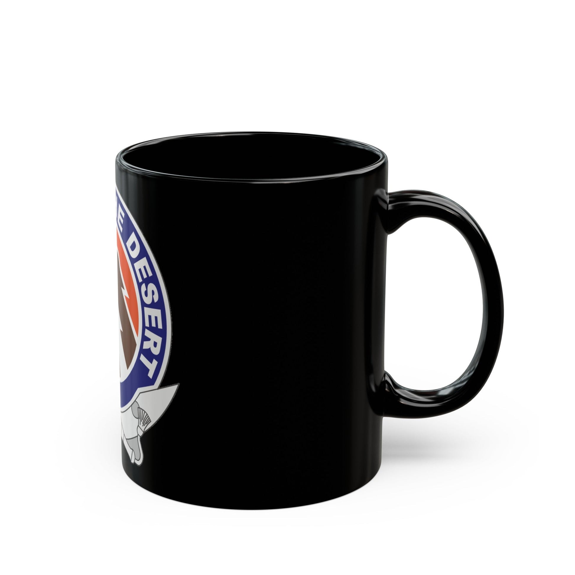 6 Signal Command 2 (U.S. Army) Black Coffee Mug-The Sticker Space