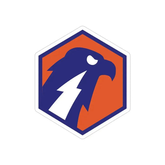 6 Signal Command (U.S. Army) REVERSE PRINT Transparent Die-Cut STICKER 6 Inch Die-Cut Transparent - The Sticker Space