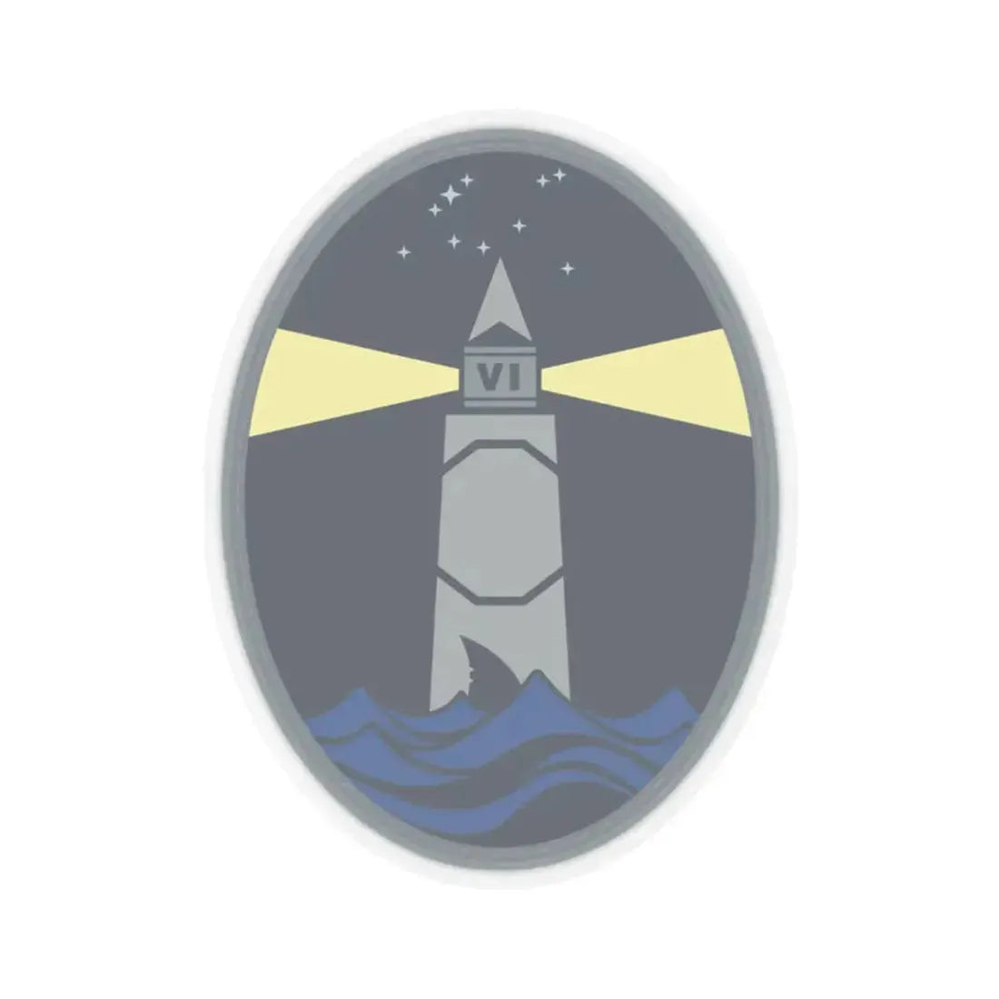 6 Space Warning Squadron (U.S. Space Force) STICKER Vinyl Kiss-Cut Decal 2 Inch Transparent - The Sticker Space