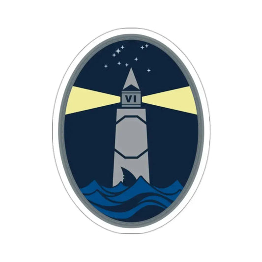 6 Space Warning Squadron (U.S. Space Force) STICKER Vinyl Kiss-Cut Decal 2 Inch White - The Sticker Space